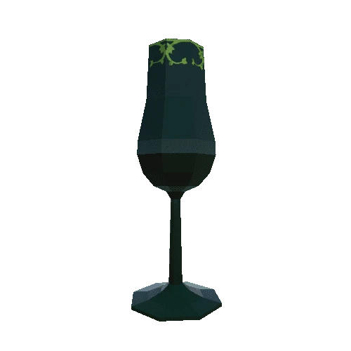 Liqueur glass green